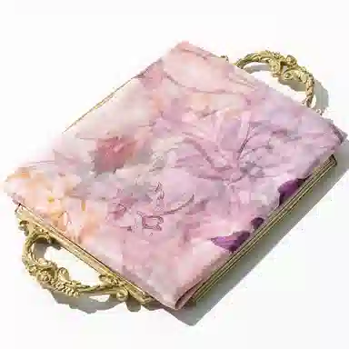 一米画纱 清新飘逸气质外搭披肩大方巾优雅亲肤外出真丝雪纺喷绘防晒 桑蚕丝 丝巾 女款