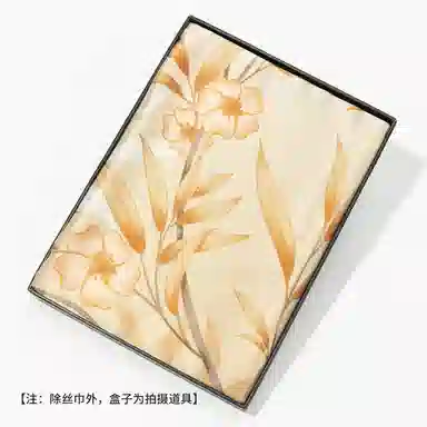 一米画纱 轻奢古典清新国风优雅印花奢靡系列气质旗袍 桑蚕丝 丝巾 女款