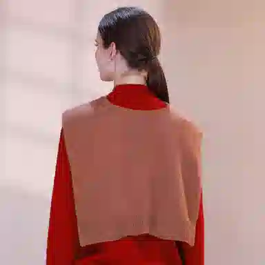 一米画纱 青春洋气细腻针织防风保暖空调护肩搭肩多功能出游拍照凹造型百搭 绵羊毛 披肩 男女同款情侣款