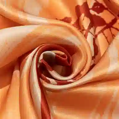 一米画纱 轻奢古典清新国风优雅印花奢靡系列气质旗袍 桑蚕丝 丝巾 女款