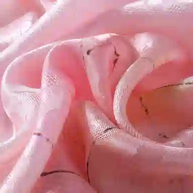 一米画纱 国风古典花卉真丝高级感提花浪漫色彩长巾外出轻盈飘逸披肩 桑蚕丝 丝巾 女款