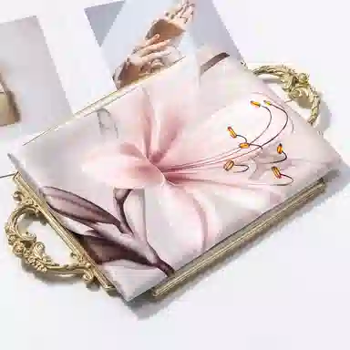 一米画纱 新潮国风优雅大方花卉图案柔软丝绸高档舒适真丝长巾东方丝语系列 桑蚕丝 丝巾 女款