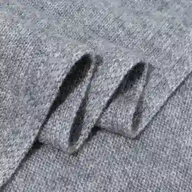 一米画纱 舒适柔软高级感平面嵌花亲肤暖糯保暖纯色针织外出防寒护颈 山羊绒 绒线围巾 男女同款情侣款