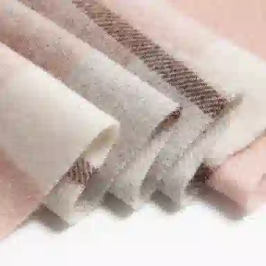 一米画纱 柔软触感经典格纹加厚保暖舒适格子条纹撞色流苏 山羊绒 绒线围巾 男女同款情侣款