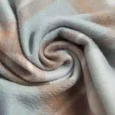 一米画纱 柔软触感经典格纹加厚保暖舒适格子条纹撞色流苏 山羊绒 绒线围巾 男女同款情侣款