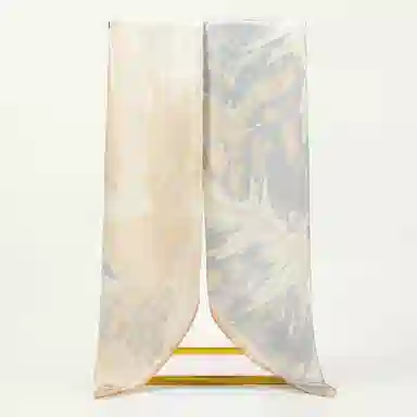 一米画纱 婉约江南中式真丝大方巾时尚印花舒适独特图案优雅百搭 桑蚕丝 丝巾 女款