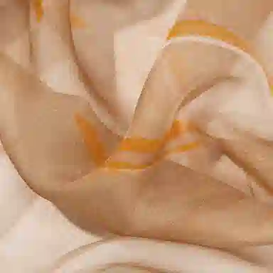 一米画纱 轻盈飘逸出游真丝雪纺印花真丝都市花瓣系列高级纱巾 桑蚕丝 丝巾 女款