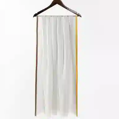 一米画纱 轻奢色织轻盈柔软亲肤细腻保暖外搭气质披肩高级感 山羊绒 绒线围巾 女款