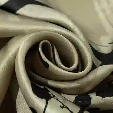 一米画纱 轻奢古典清新国风优雅印花奢靡系列气质旗袍 桑蚕丝 丝巾 女款