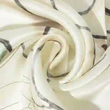 一米画纱 婉约江南中式真丝大方巾时尚印花舒适独特图案优雅百搭 桑蚕丝 丝巾 女款