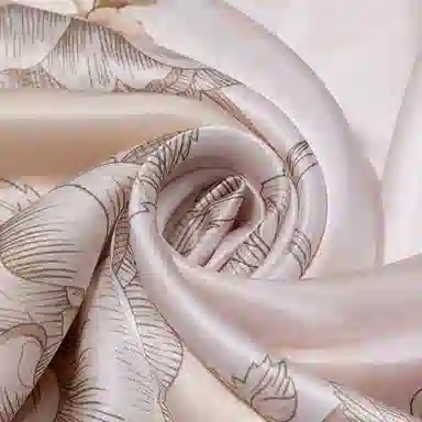 一米画纱 婉约江南中式真丝大方巾时尚印花舒适独特图案优雅百搭 桑蚕丝 丝巾 女款