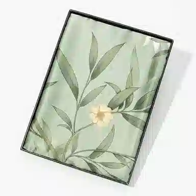 一米画纱 轻奢古典清新国风优雅印花奢靡系列气质旗袍 桑蚕丝 丝巾 女款