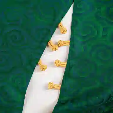 一米画纱 中式国风高级复古盘扣双面提花双层真丝长巾奢华两用 桑蚕丝 丝巾 女款