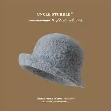 Uncle Stubble Wool Bucket Hat