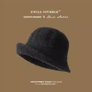 Uncle Stubble Wool Bucket Hat