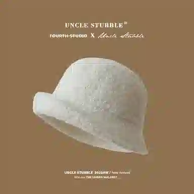 Uncle Stubble Wool Bucket Hat