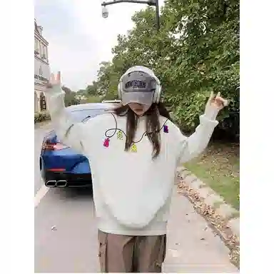 Duoyi Bear Logo Hoodie