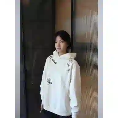 Duoyi Skull Logo Hoodie