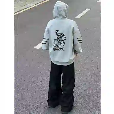 Duoyi Tiger Logo Hoodie