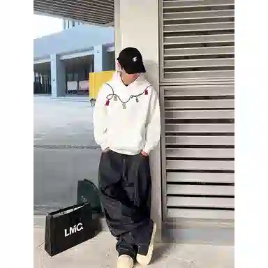 Duoyi Bear Logo Hoodie