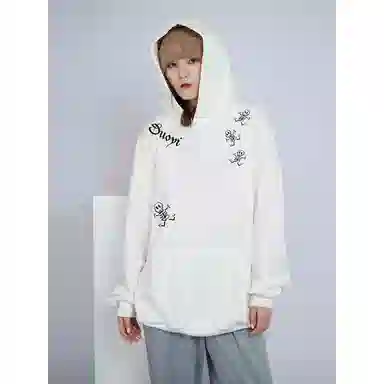 Duoyi Skull Logo Hoodie