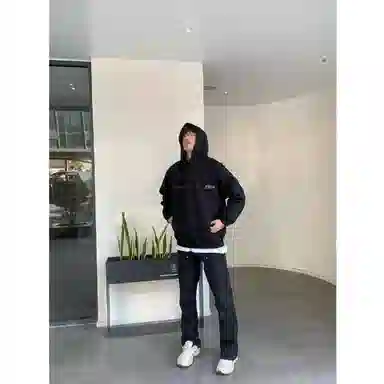 Duoyi Logo Print Hoodie