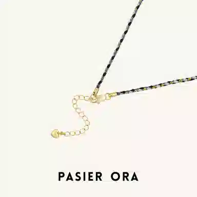 铂思亚 精致编制可爱 树脂 项链 女款