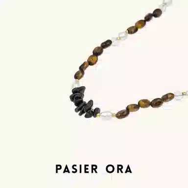 铂思亚 简约几何 树脂 项链 女款