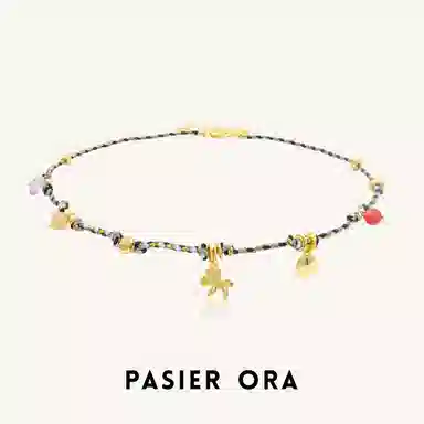 铂思亚 精致编制可爱 树脂 项链 女款