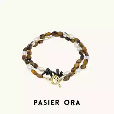 铂思亚 简约几何 树脂 项链 女款