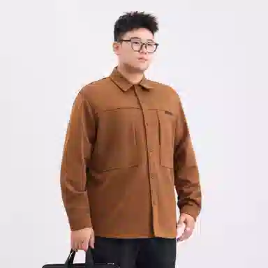 乔拉格 秋季外套加大码常规宽松型潮衬衫 男女同款