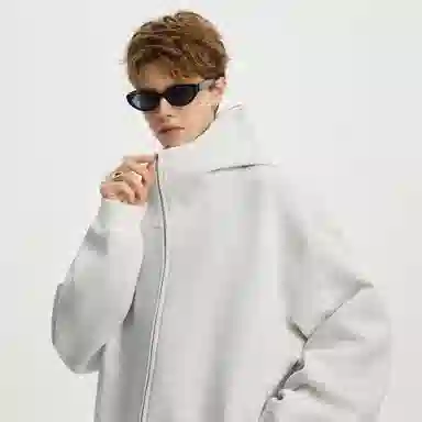 UNKNOWTAL Basic Double-Sided Air Layer Space Cotton Hoodie