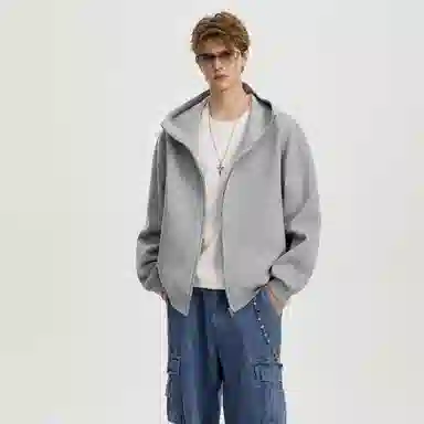 UNKNOWTAL Basic Double-Sided Air Layer Space Cotton Hoodie