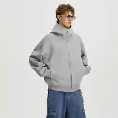 UNKNOWTAL Basic Double-Sided Air Layer Space Cotton Hoodie