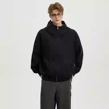 UNKNOWTAL Basic Double-Sided Air Layer Space Cotton Hoodie