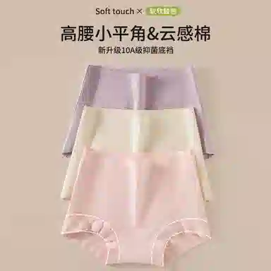 帕兰朵 无痕抗菌舒适平角内裤 女款