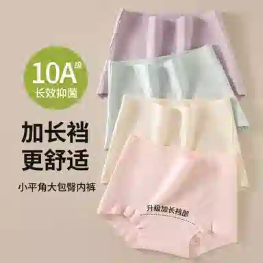 帕兰朵 无痕抗菌舒适平角内裤 女款