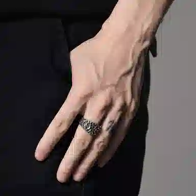 MYSH Cross Ring 925 Silver