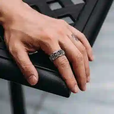 MYSH Cross Ring 925 Silver