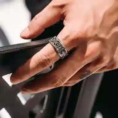 MYSH Cross Ring 925 Silver