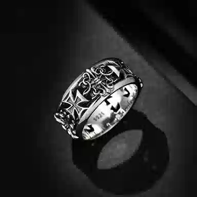 MYSH Cross Ring 925 Silver