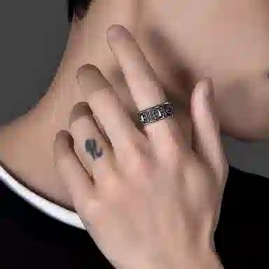 MYSH Cross Ring 925 Silver