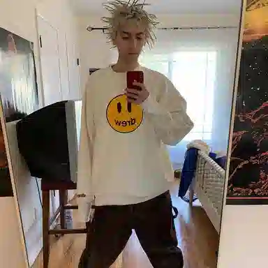 Drew House Smiley Series White