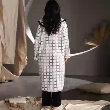 莫代尔 睡衣女珊瑚绒秋冬季保暖加厚法兰绒家居服女可外穿舒适睡袍/浴袍 女款