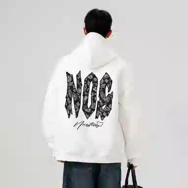 NOISY TEDDY Paisley Logo Hoodie