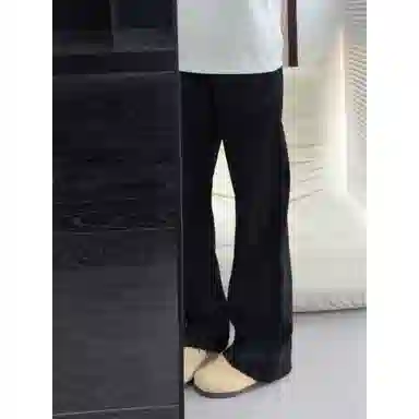 Gu Huo Fishbone Stripe Chenille Pants