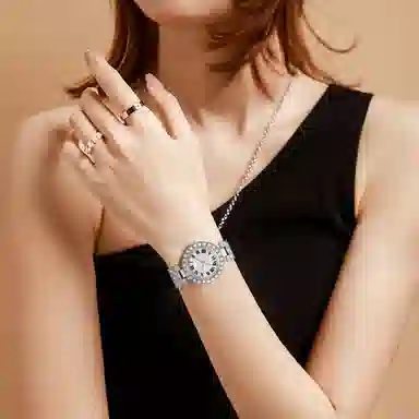 Katie Ermilio Quartz Watch Silver Dial 29mm