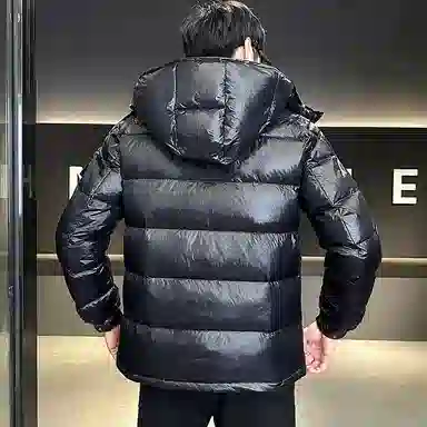 Reebok Detachable Hood Quilted Down Jacket