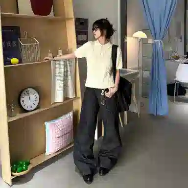 MOO&TONAL Boxy Polo Tee