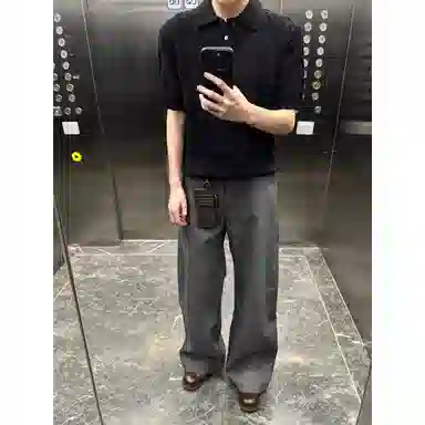 MOO&TONAL Boxy Polo Tee